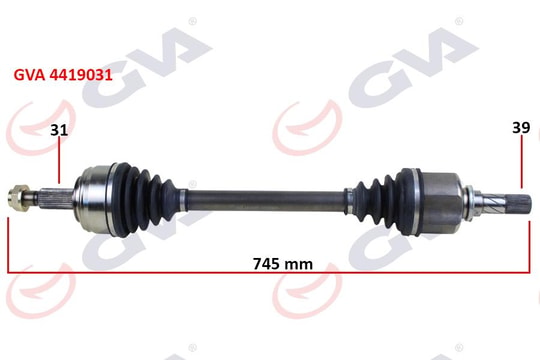 GVAKomple Aks Sol Master 3-Movano 2.3 Dci 6 Vites 10- 745MmGVA 4419031