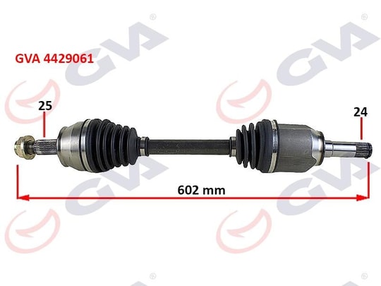 GVAKomple Aks Sol Milli Aks Lale Li Doblo 1.3 Mjt 10 602MmGVA 4429061