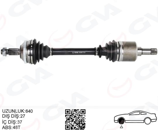 GVAKomple Aks Sol On Fıat Scudo 220P 1.9 Td 96-06 AbslıGVA 4429065