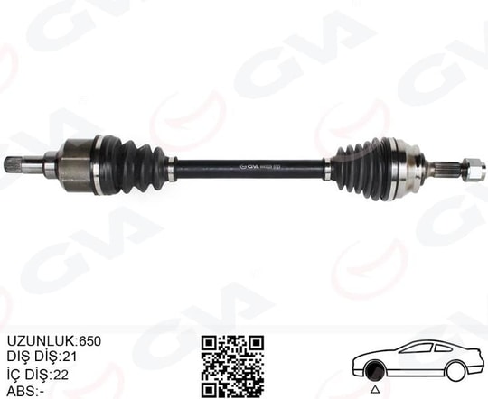 GVAKomple Aks Sol On Psa 2008 I 1.2 M-T 05- Cıtroen C3 Iıı 1.2 M-T 16- C4 Cactus 1.2 M-T 14-GVA 4443329
