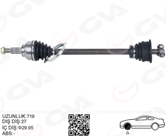 GVAKomple Aks Sol On Renault Laguna Iı Bg0/1 1.6İ 16V M-T Jh3 01-07GVA 4419045