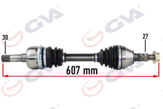 GVAKomple Aks Sol Opel Vectra C 1.9 02-08 607Mm AutoGVA 4490126