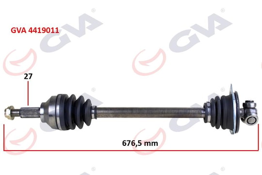 GVAKomple Aks Sol Trafıc Iı-Opel Vıvaro 1.9 Dcı 01 676MmGVA 4419011