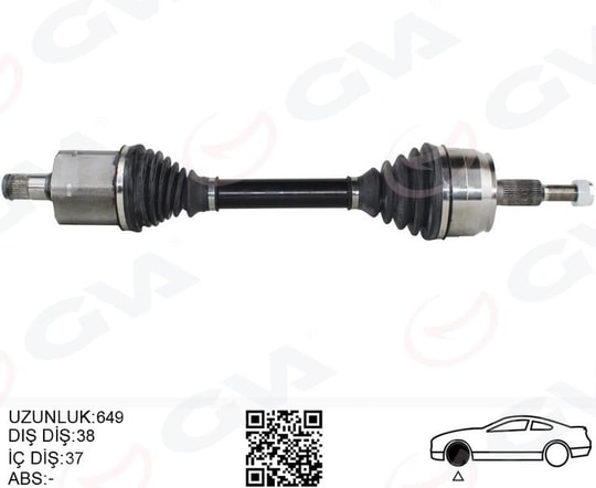GVAKomple Aks Sol Transporter T6 2.0 Tdı 140Hp Auto 12-GVA 4475263