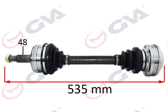 GVAKomple Aks Sol/Sağ Mercedes Vıto 108 D 97-03 Abs Li 48Diş 535MmGVA 4499151