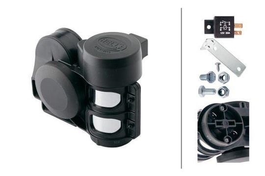 HELLAKorna 12V 240W 112Db 520-660 HzHELLA 3PB013410081