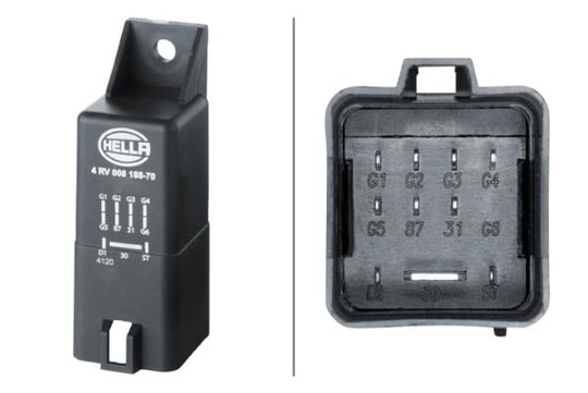HELLAKumanda Cihazı. Kızdırma Süresi.12V.10-Kutuplu.Volvo C30-C70-S40-S60-S80-V40-V50-V60-V70-Xc60-Xc70HELLA 4RV008188701