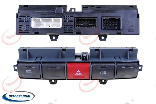 GVAKumanda Paneli Fıat Ducato Jtd 02-06 Cam Rezistanslı-Dörtlü Flasör-Sis LambalıGVA 8027010