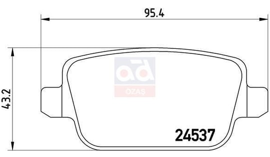 DELPİLand Rover Freelander 2.2 TD4 Arka Balata Takımı LR003657LR003657-Delphi