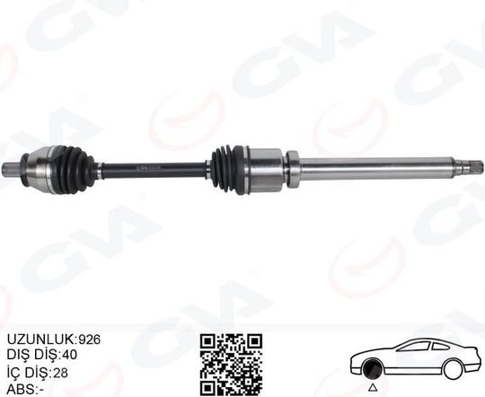 GVAOn Aks Komple Sag Mondeo Iv 2.0 Tdcı 07 14 Otom.GVA 4437002