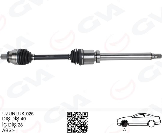 GVAOn Aks Komple Sag Mondeo Iv 2.0 Tdcı 07 14 Otom.GVA 4437002