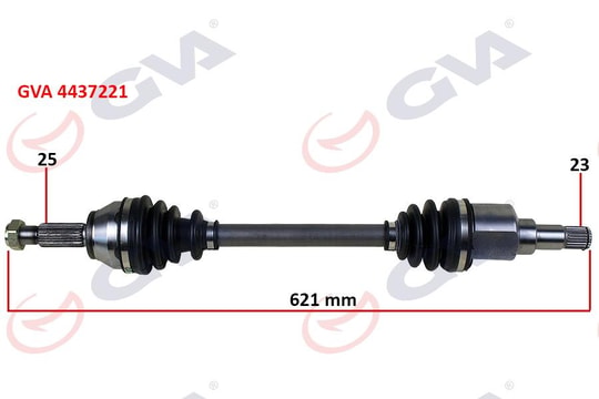 GVAÖn Aks Komple Sol Fıesta V 1.4 Tdcı 02 08 Fuıson 1.4 Tdcı Fıesta Vıı 08 12 1.25-1.4Tdcı- 1.5 Tdcı-1.6 Tdcı B-Max 14 1.4TıGVA 4437221