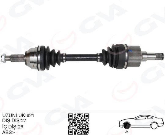 GVAÖn Aks Komple Sol Ford Mondeo I -Iı 1.6- 1.8 - 2.0 93 00GVA 4437001