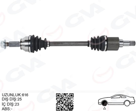 GVAOn Aks Komple Sol Ford Transit Courıer 1.5 -1.6 Tdci 14GVA 4433101