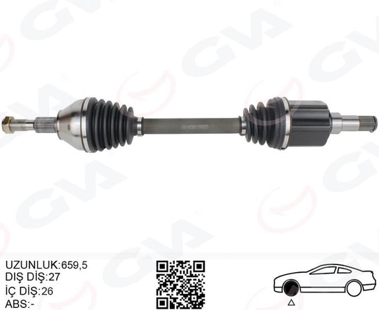 GVAÖn Aks Komple Sol Ford Yenı Mondeo V 1.5 Tdci 14GVA 4437011