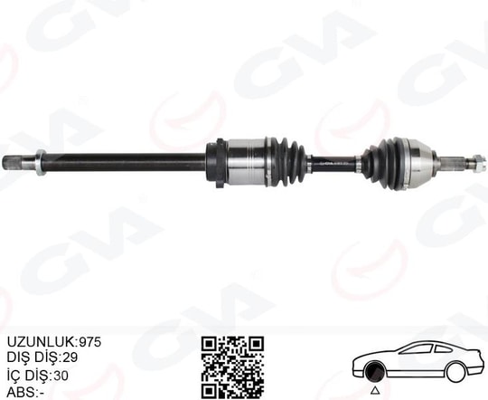 GVAÖn Aks Sağ Renault Koleos Hy 2.0 Dcı A-T 08-14GVA 4419810