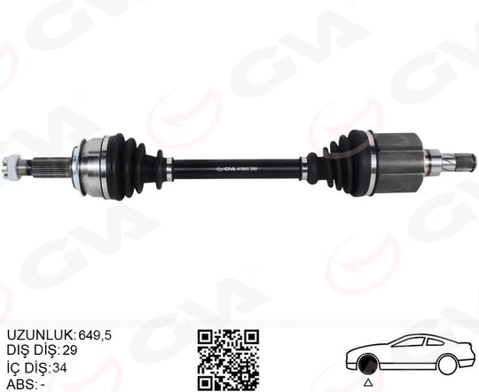 GVAÖn Aks Sol Renault Kadjar 1.5 Dcı A-T 15-GVA 4419043