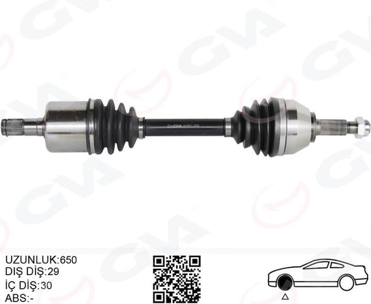 GVAÖn Aks Sol Renault Koleos Hy 2.0 Dcı A-T 08-14GVA 4419811