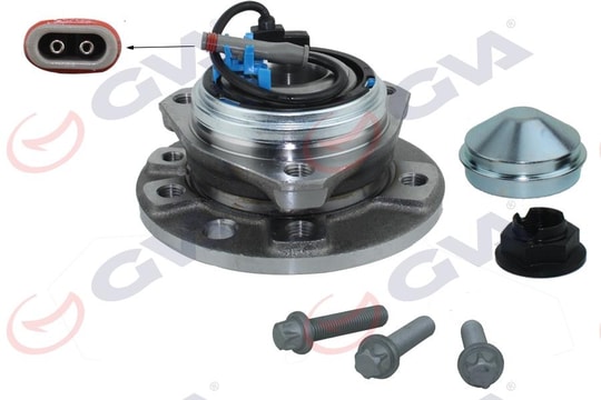 GVAÖn Teker Poryası Rulmanlı Astra H-Zafıra 1.3Cdtı-1.4-1.61.7Cdtı-1.9Cdtı 04 5 Delik 25.4X137x109GVA 4790061
