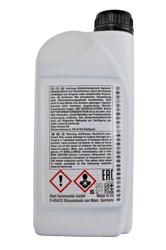 ORJİNALOpel Antifiriz Orjinal Marka -19406631940663