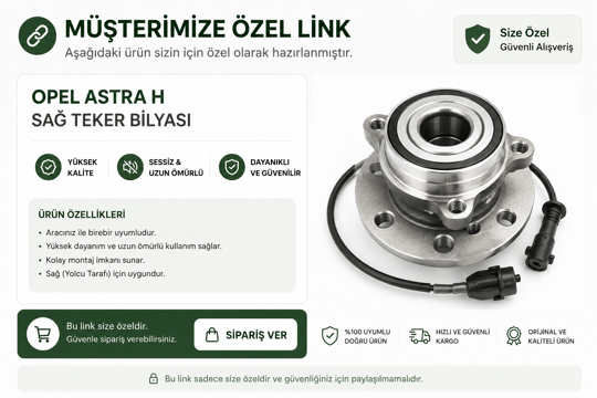 İTHALopel astra h sag teker bılyesı 5092 wp