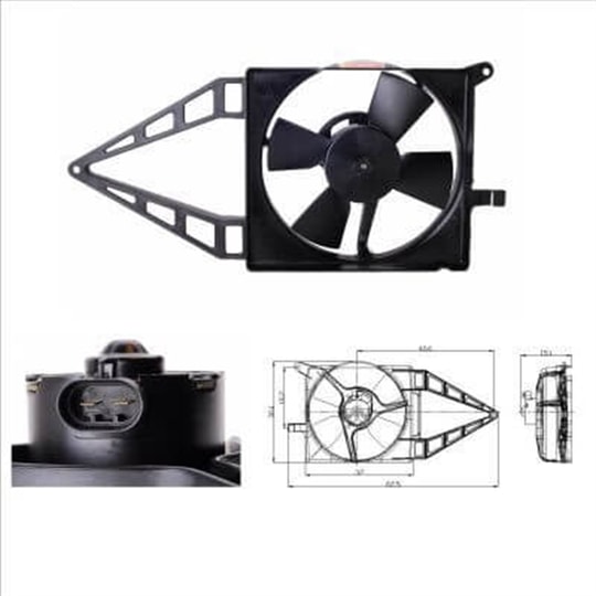 Opel Corsa B Klima Fan Motoru Wisco Marka 