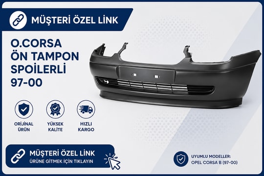 İTHALOPL07CO005 O.CORSA ÖN TAMPON SPOİLERLİ 97-00OPL07CO005