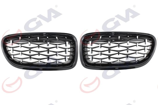 GVAPanjur Sıyah Çerceve Kenarlı Krom Noktalı Set Z4 Style Bmw F10 10 13GVA 9104759