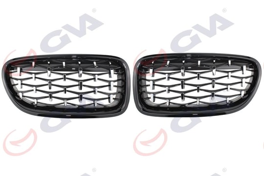 GVAPanjur Sıyah Çerceve Kenarlı Krom Noktalı Set Z4 Style Bmw F10 10 13GVA 9104759
