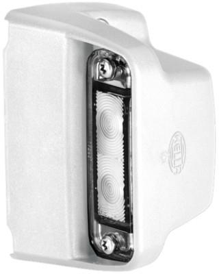HELLAPlaka Aydınlatması Berrak 24V 12V Beyaz Led Yandan Takma Krone/ScaniaHELLA 2KA012271231