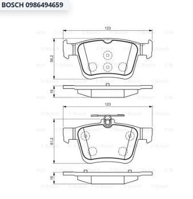 İTHALRAPRO MARKA ENJEKTÖR GERİ DÖNÜŞ HORTUMU VE ARKA BALATA BOSCH MARKA RAPRO 25077 - BOSCH 0986494659