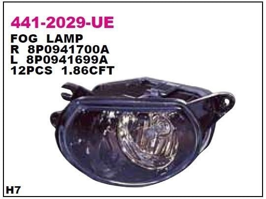 İTHALSağ-Sol Sis Lambası Audi A3 Depo Marka8P0941699A-8P0941700A