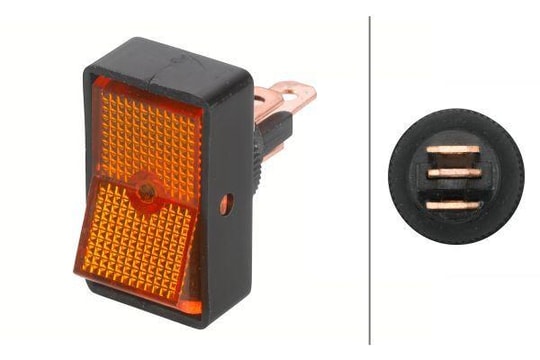 HELLAŞalter Damper Kumandası 10A Sağı TuruncuHELLA 6EH004407022