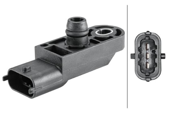 HELLAŞarj Basıncı Sensörü.3-Kutuplu.Alfa Romeo/Fiat/Nissan/Opel/Renault/Saab/Suzuki/VauxhallHELLA 6PP358152301