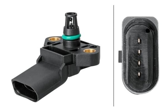 HELLAŞarj Basıncı Sensörü.4-Kutuplu.Audi/Ford/Porsche/Seat/Skoda/VwHELLA 6PP009400471