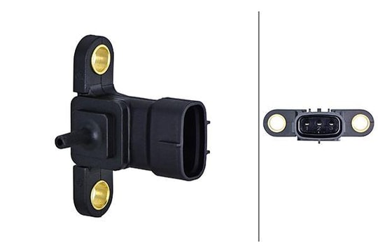 HELLAŞarj Basıncı Sensörü.5V.3-Kutuplu.Toyota Dyna-Fortuner-Hiace-Hilux-LandHELLA 6PP358152481