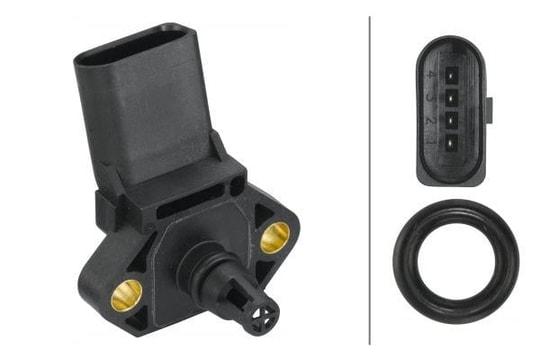 HELLAŞarj Basıncı Sensörü.5V.4-Kutuplu.Audi/Seat/Skoda/VwHELLA 6PP009400551