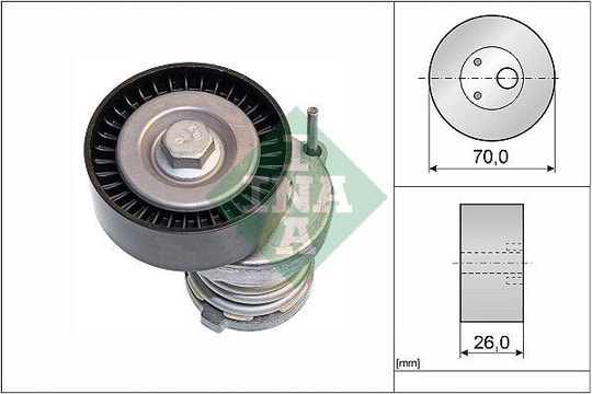 SeatSeat Cordoba 1999-2009 Model Arası Motor V Kayışı Gergi Kütüğü Ina 534012320INA 534012320