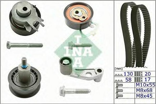 SeatSeat İbiza 2010-2014 Model Arası 1.4 Benzinli Triger Seti Ina 530008910INA 530008910
