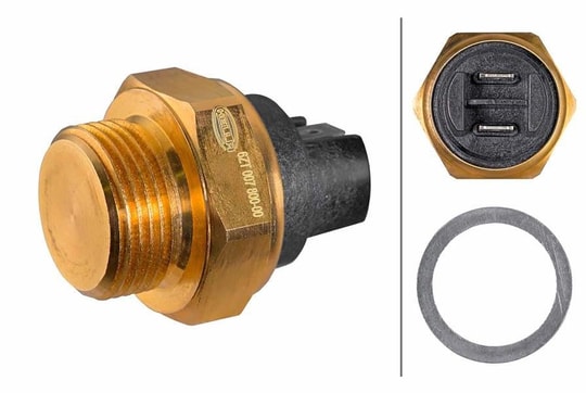HELLASıcaklık Şalteri. Radyatör Fanı.12V.2-Kutuplu.Kapayıcı.UniversalHELLA 6ZT007800001