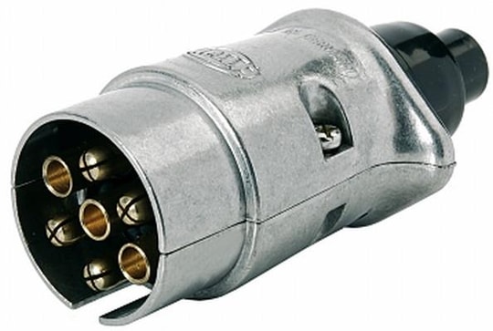 HELLASoket.12V.Alüminyum.Gümüş.7-Kutuplu.UniversalHELLA 8JA001918021