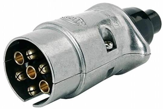 HELLASoket.12V.Alüminyum.Gümüş.7-Kutuplu.UniversalHELLA 8JA001918021