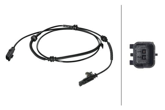 HELLATekerlek Hız Sensörü.12V.2-Kutuplu.Citro N C6/Peugeot 407HELLA 6PU010039791
