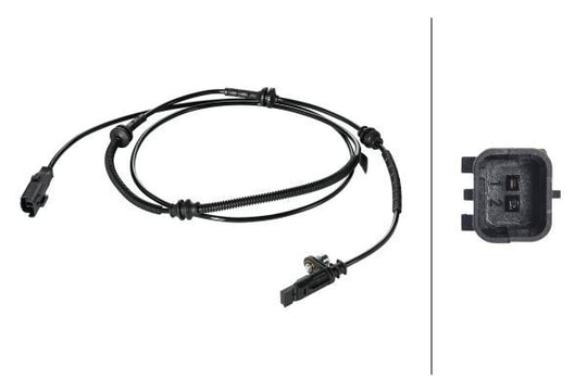 HELLATekerlek Hız Sensörü.12V.2-Kutuplu.Citro N C6/Peugeot 407HELLA 6PU010039791