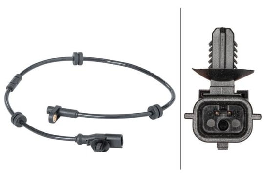 HELLATekerlek Hız Sensörü.12V.Aktif Sensör.2-Kutuplu.Ford Ecosport-Fiesta-KaHELLA 6PU012679631