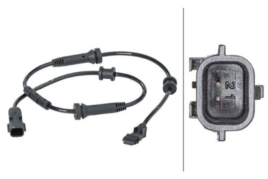 HELLATekerlek Hız Sensörü.12V.Aktif Sensör.2-Kutuplu.Renault LagunaHELLA 6PU012679671