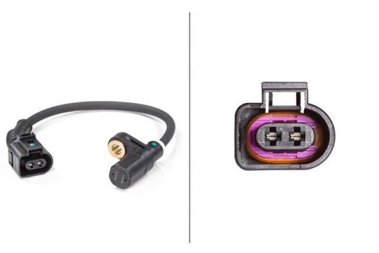 HELLATekerlek Hız Sensörü.12V.Arka Aks.Hal Sensörü.Audi A3-Tt/Seat Leon-Toledo/Skoda Octavia/Vw Bora-GolfHELLA 6PU009106741