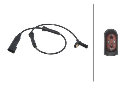 HELLATekerlek Hız Sensörü.12V.Ön Aks.Hal Sensörü.Ford FocusHELLA 6PU009106681