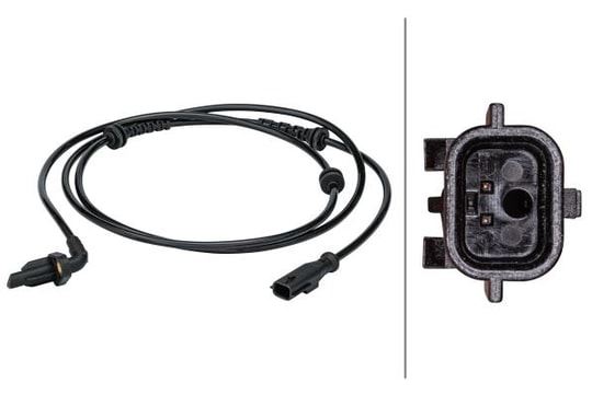 HELLATekerlek Hız Sensörü.Arka Aks.Aktif Sensör.2-Kutuplu.Renault TwingoHELLA 6PU012679281