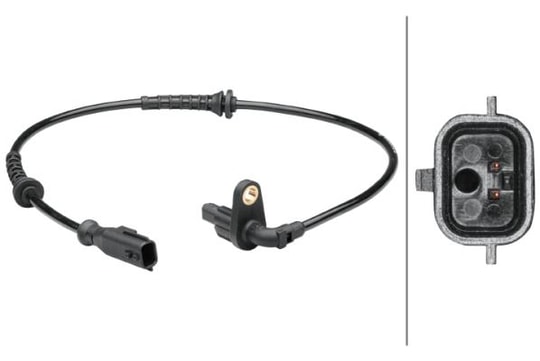 HELLATekerlek Hız Sensörü.Arka Aks.Hal Sensörü.2-Kutuplu.Dacia Duster/Renault Arkana-Duster-KapturHELLA 6PU012679121